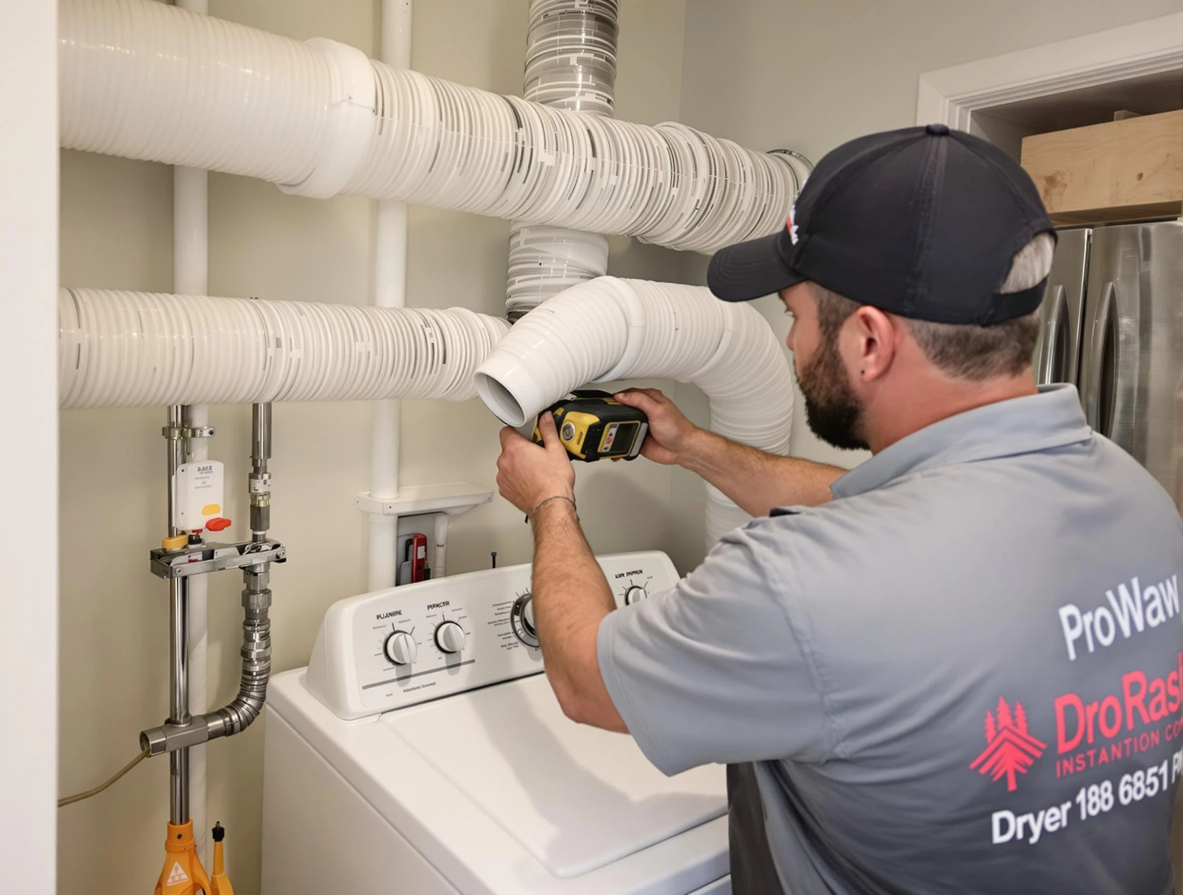 Professional dryer vent hose installation by Youngtown Dryer Vent Cleaning in Youngtown